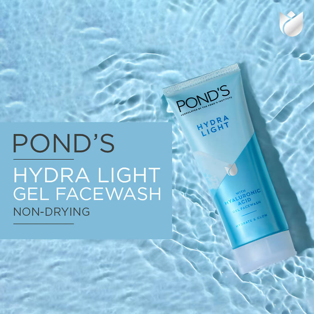 Ponds Hydra Light Hyaluronic Acid Hydrating Gel Face Wash | Grocsy