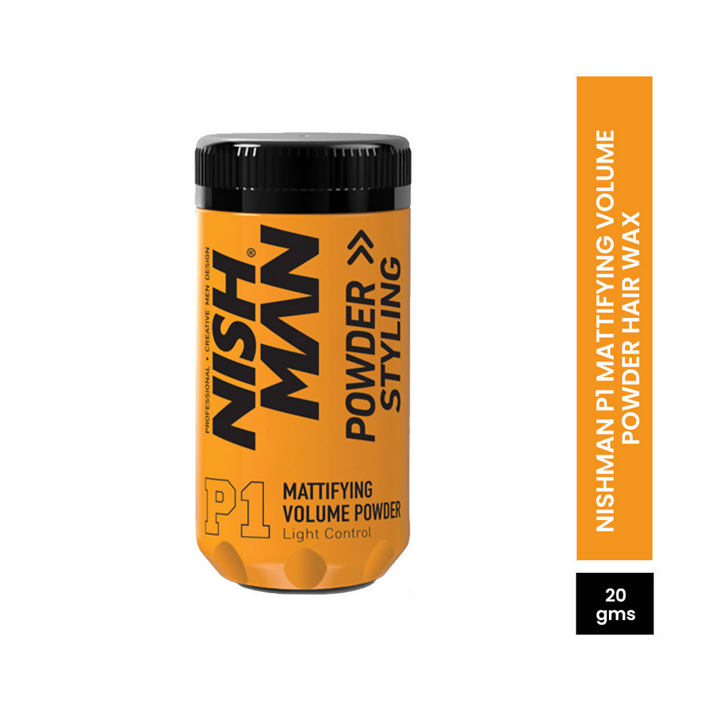 NishMan Mattifying P1 Volume Powder Hair Wax | Grocsy