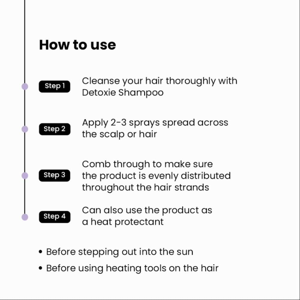 Detoxie Alcohol Free Anti-Frizz Hair Parfum | Grocsy