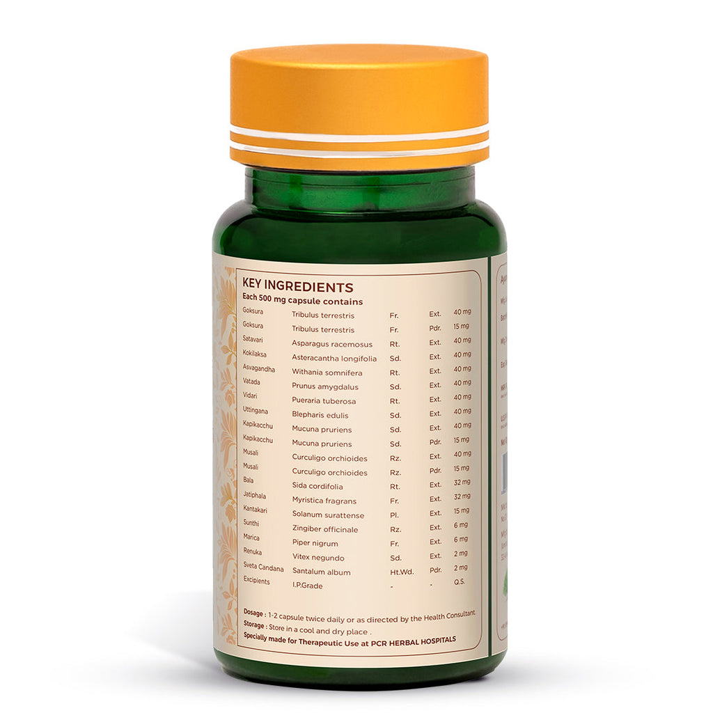Shreevarma Vajee Care Strong Capsules Men’s Wellness | Grocsy