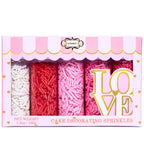Confect Valentine Sprinkles | 04 Edible Decoration for Baking & Dessert | Grocsy
