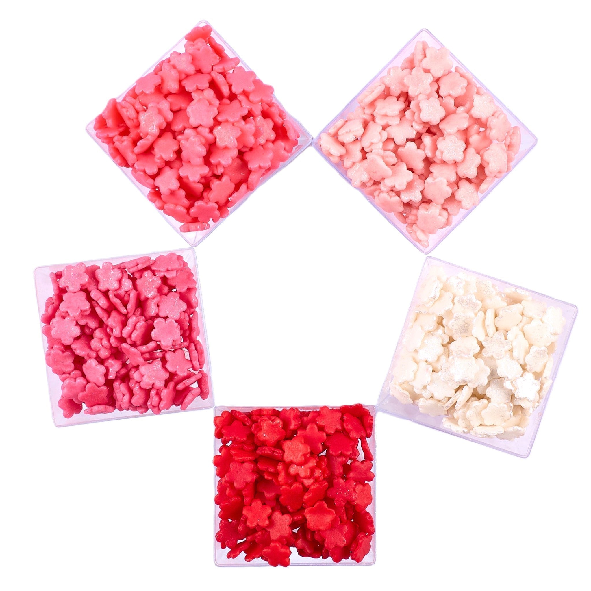 Confect Valentine Sprinkles | 06 Edible Decoration for Baking & Dessert | Grocsy