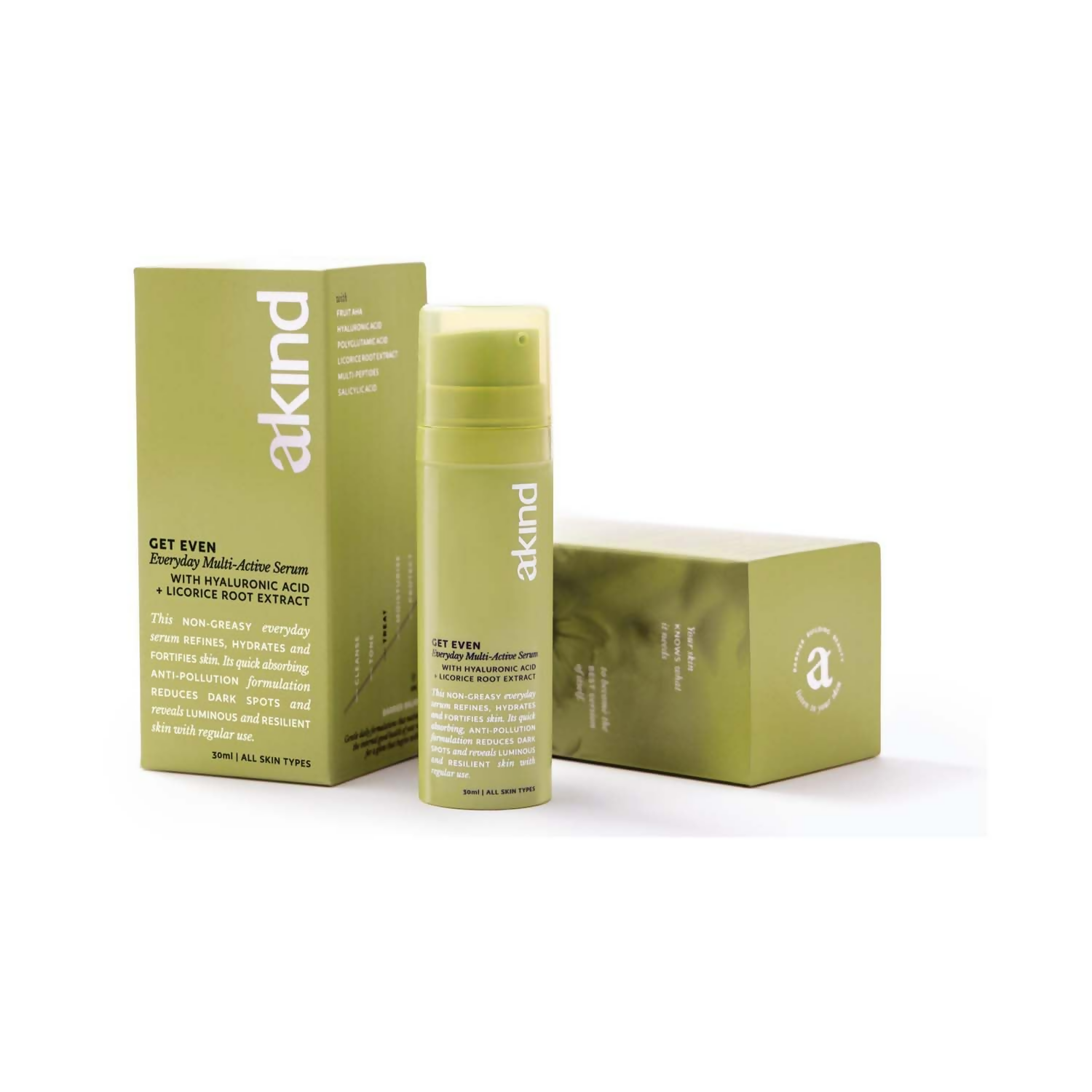 Akind Get Even Everyday Multi-Active Serum | Grocsy