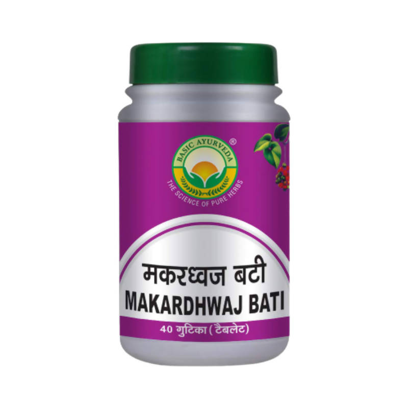 Basic Ayurveda Makardhwaj Bati | Grocsy