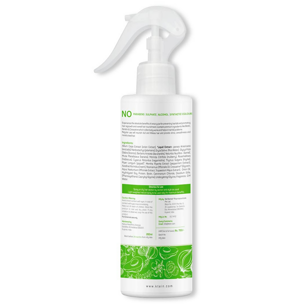 Ktein Onion Hair Spray | Grocsy