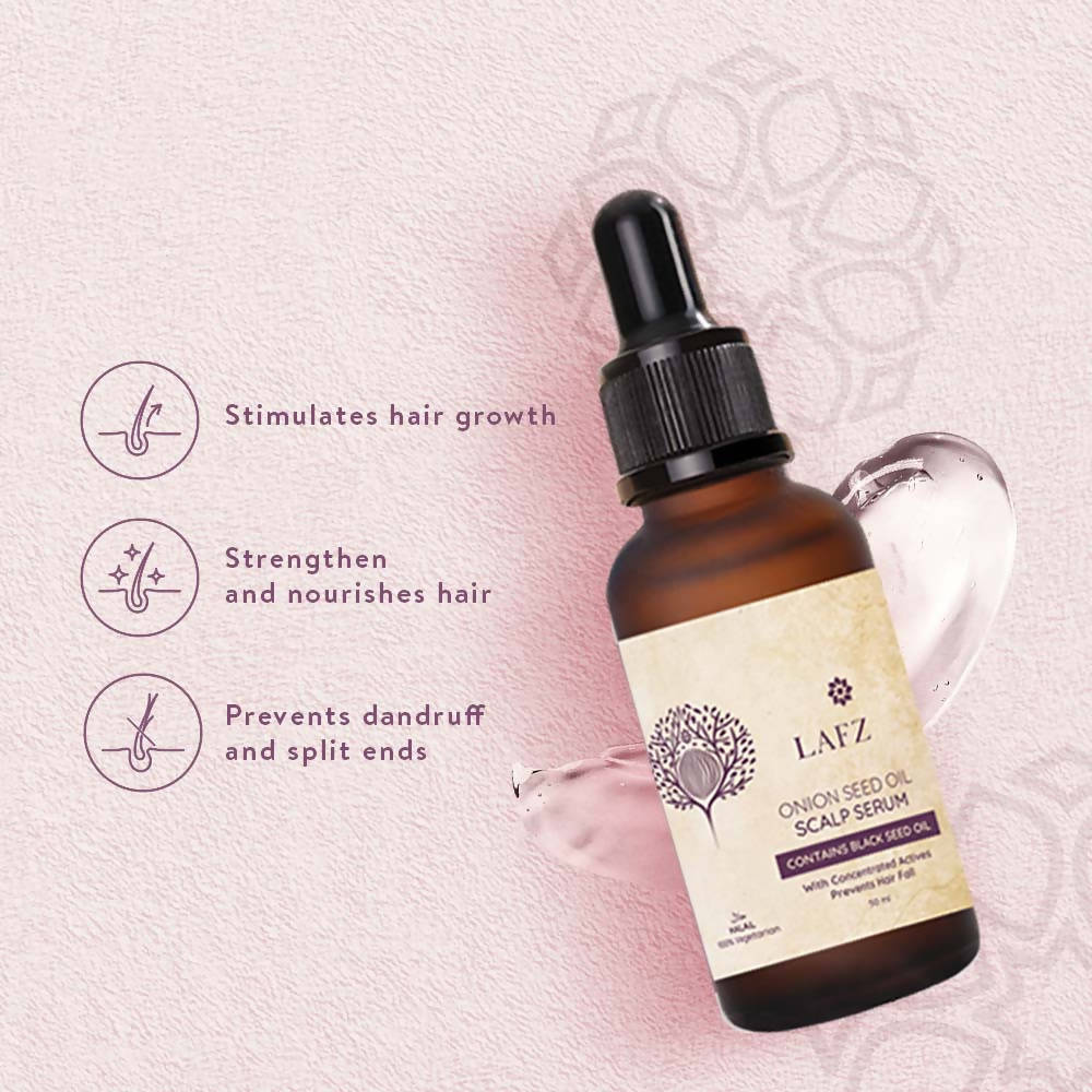 Lafz Onion Seed Oil Scalp Serum | Grocsy