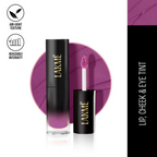 Lakme Xtraordin-Airy One-And-Done Lip, Eye & Cheek Tint - Lavender Mist | Grocsy