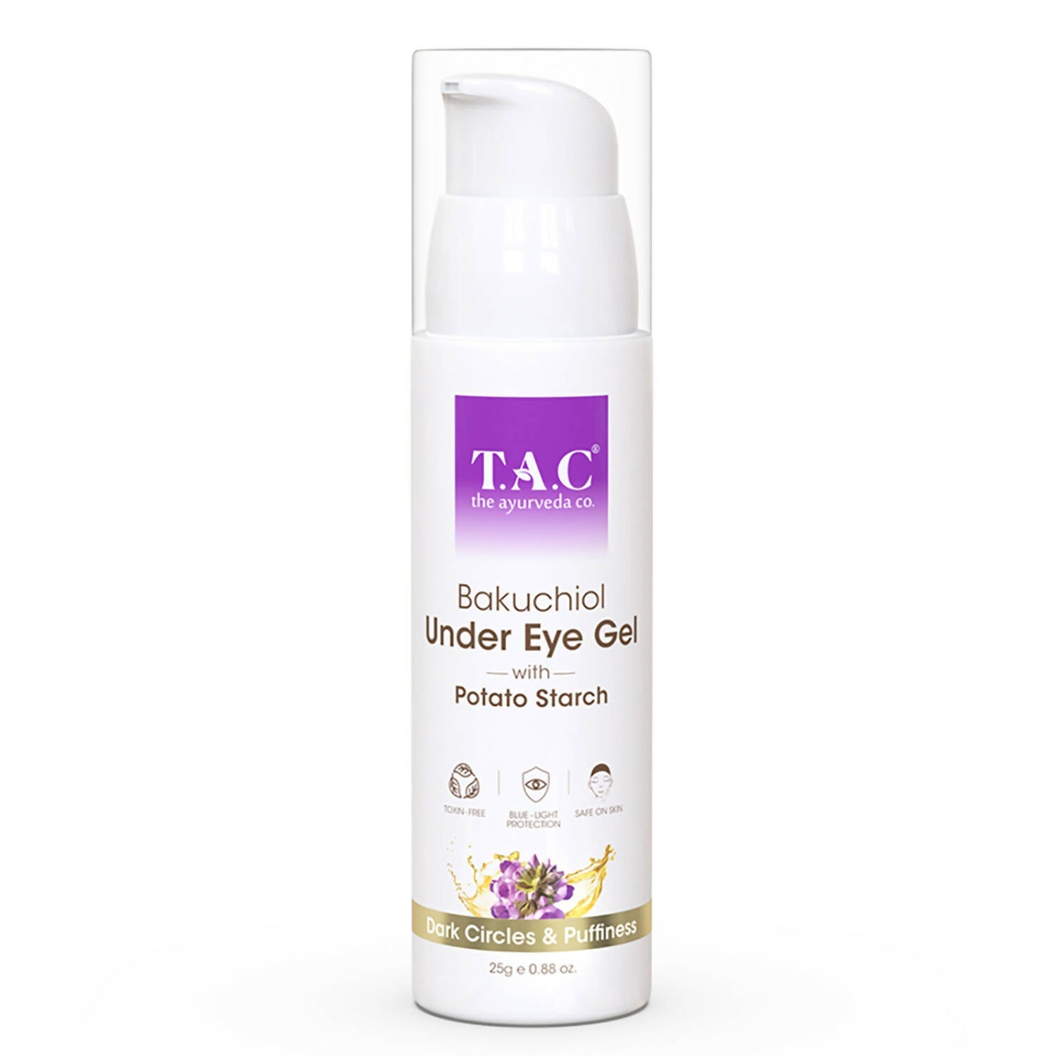 TAC - The Ayurveda Co. Bakuchiol Under Eye Gel with Potato Starch | Grocsy