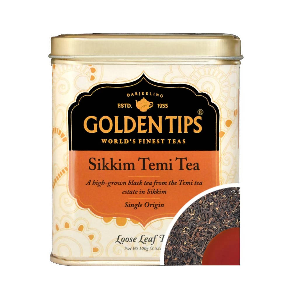Golden Tips Sikkim Temi Tea - Tin Can | Grocsy