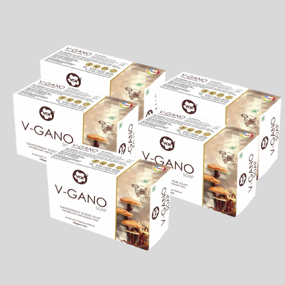 VCN V-Gano Ganoderma Scrub Soap | Grocsy
