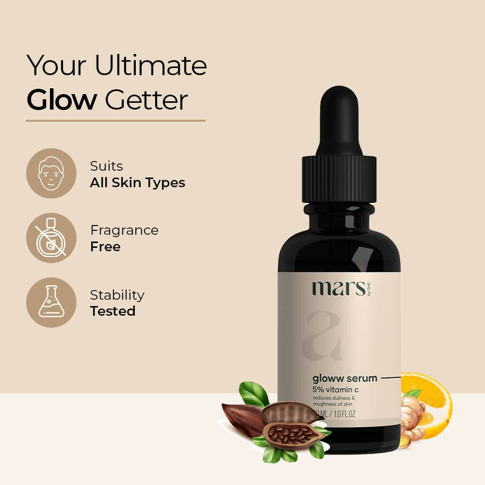 Mars By GHC Vitamin C Gloww Face Serum For Sensitive Skin | Grocsy