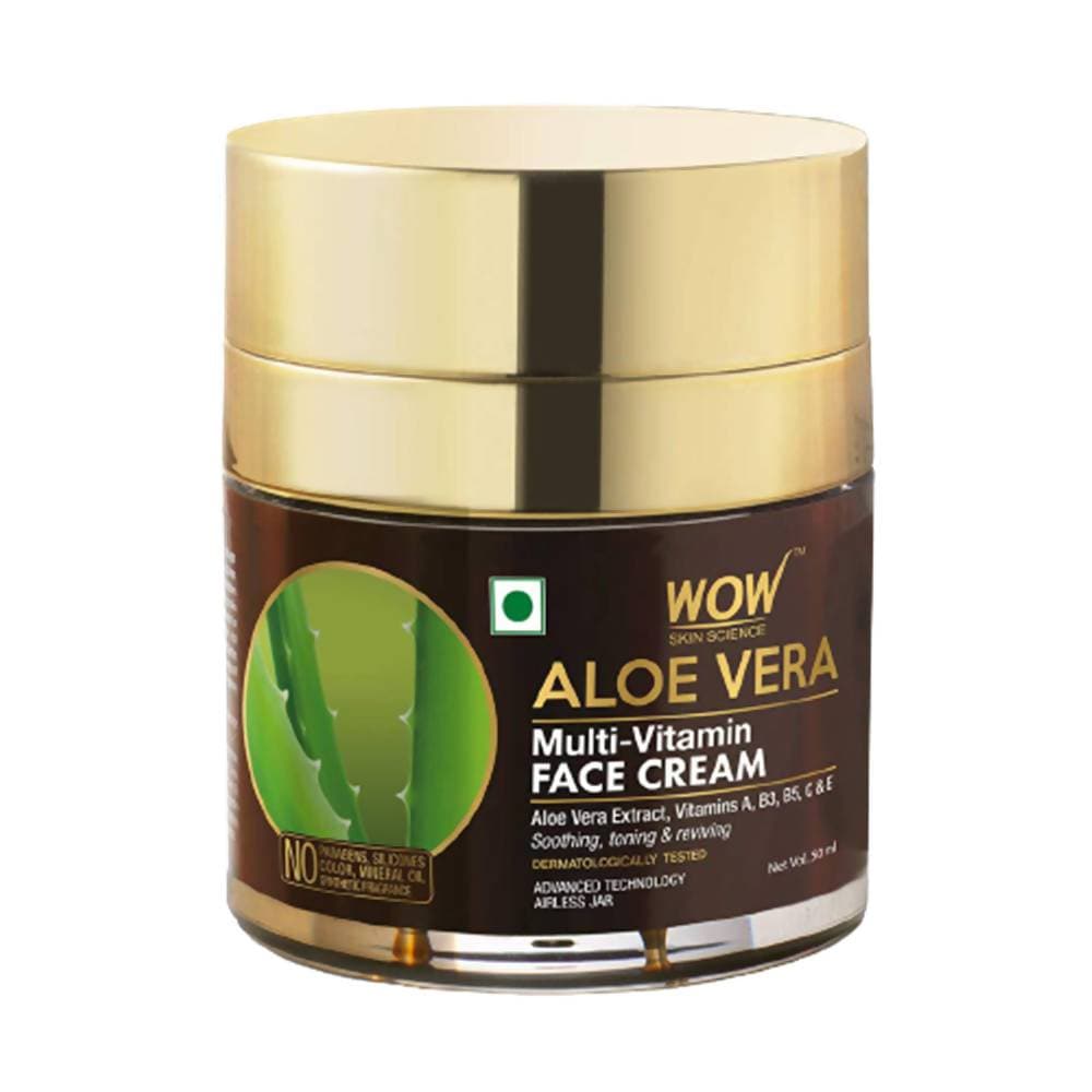Wow Skin Science Aloe Vera Multi-Vitamin Face Cream | Grocsy