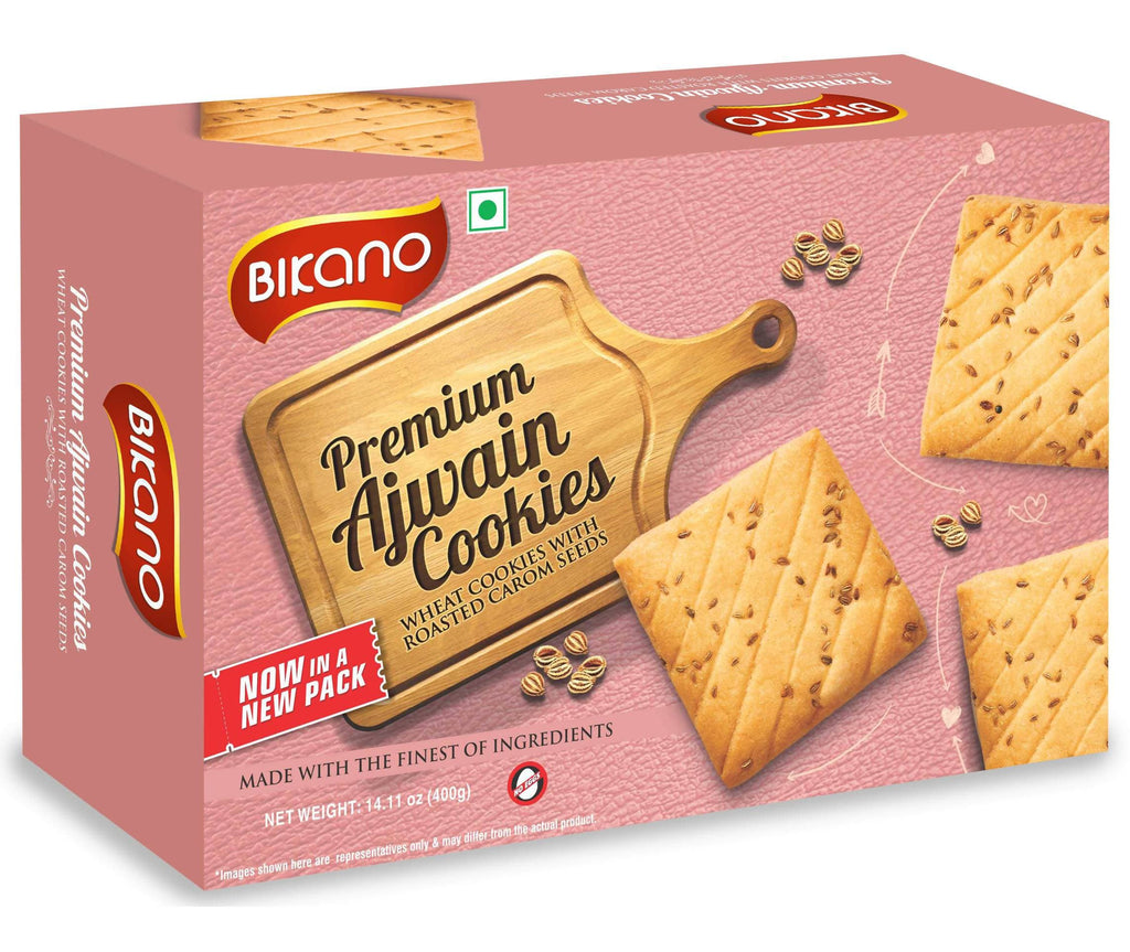 Bikano Premium Ajwain Butter Cookies | Grocsy