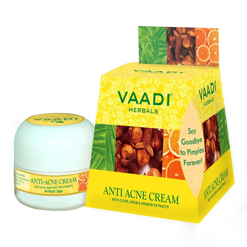 Vaadi Herbals Anti Acne Cream (Clove and Neem Extract) | Grocsy