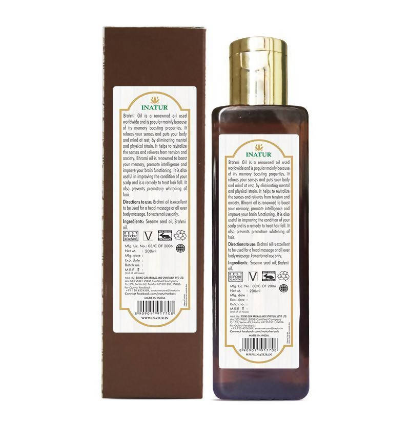 Inatur Ayurveda Brahmi Oil | Grocsy