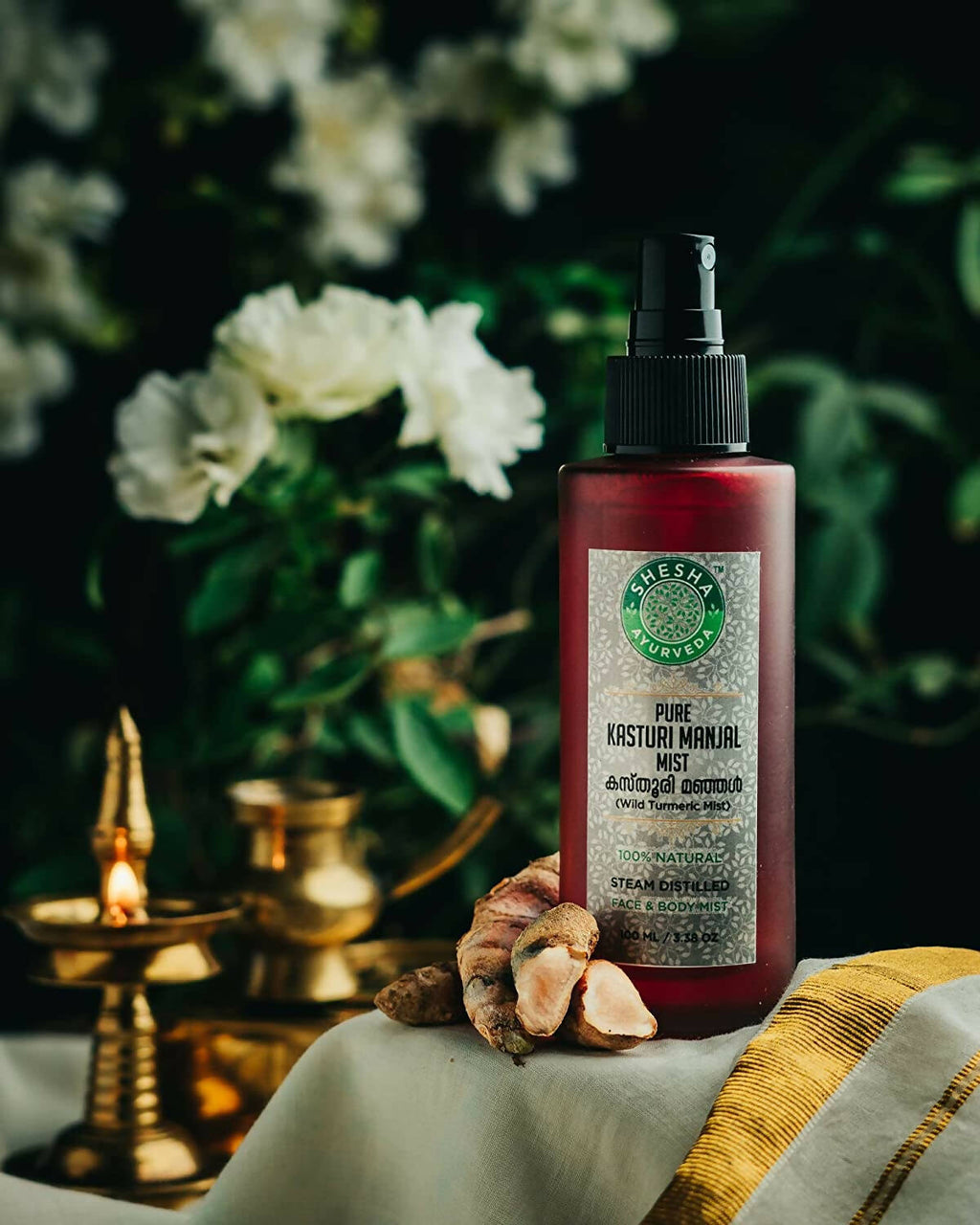 Shesha Ayurveda Pure White Kasturi Manjal Mist | Grocsy