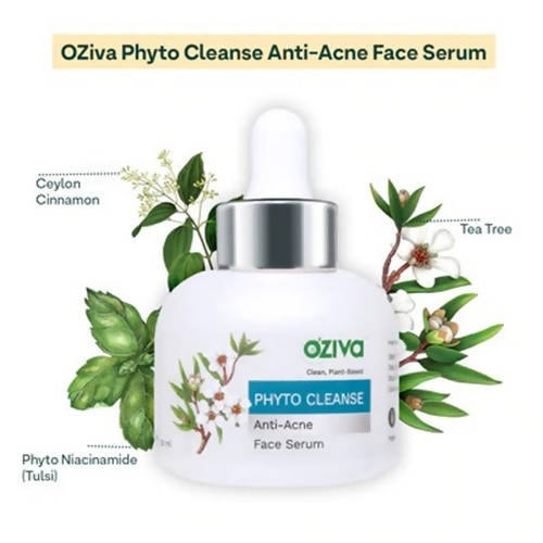 OZiva Phyto Cleanse Anti-Acne Face Serum | Grocsy