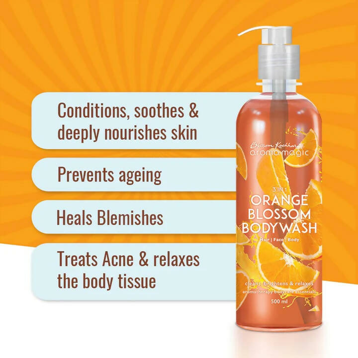 Blossom Kochhar Aroma Magic 3In1 Orange Blossom Bodywash | Grocsy