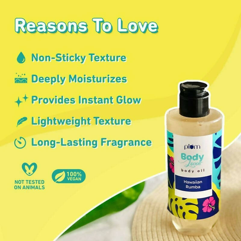 Plum BodyLovin' Hawaiian Rumba Body Oil | Grocsy