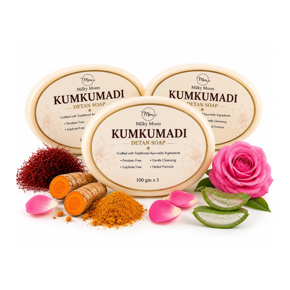 Milky Moon Kumkumadi Detan Soap | Grocsy