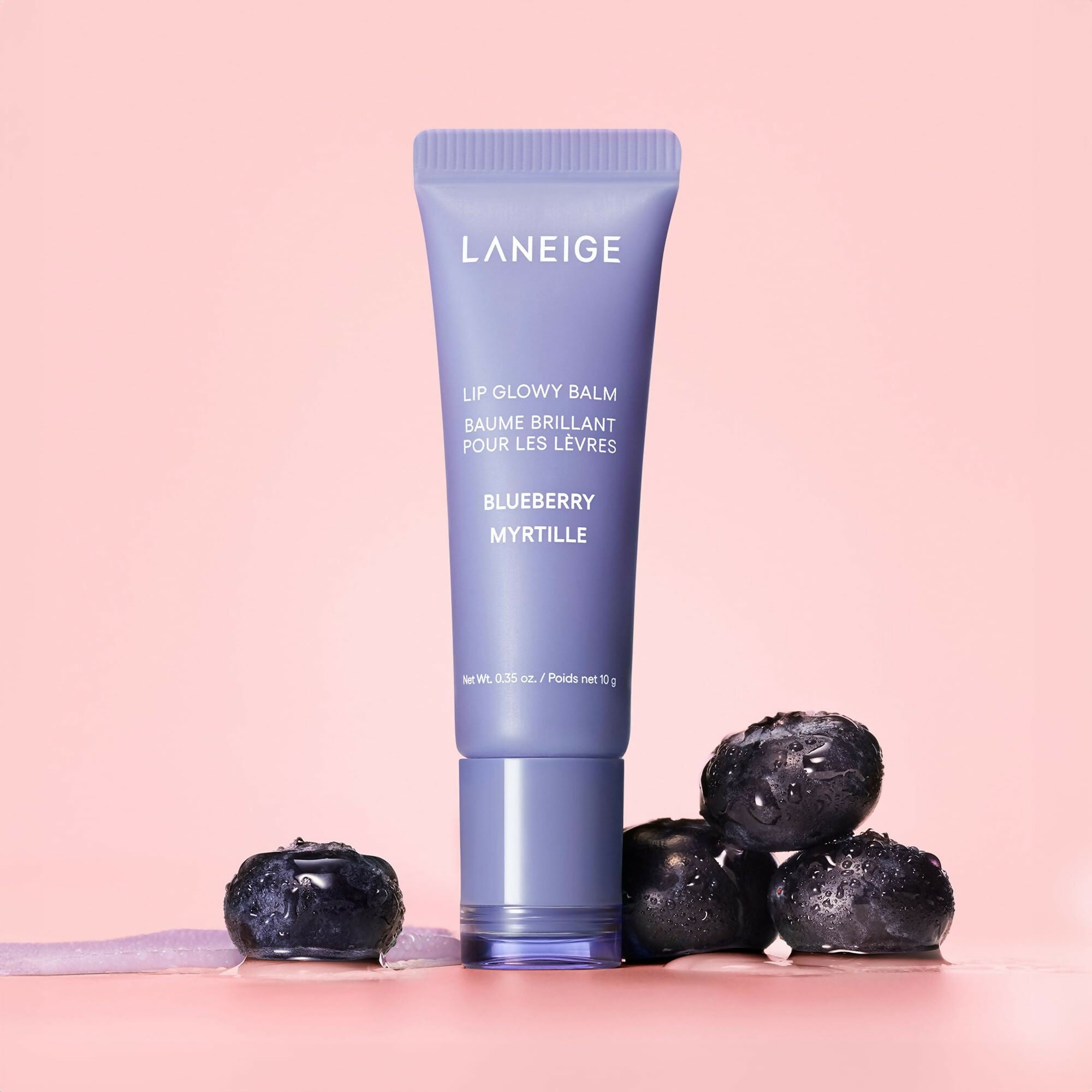 Laneige Lip Glowy Balm - BlueBerry - Korean Lip Balm | Grocsy