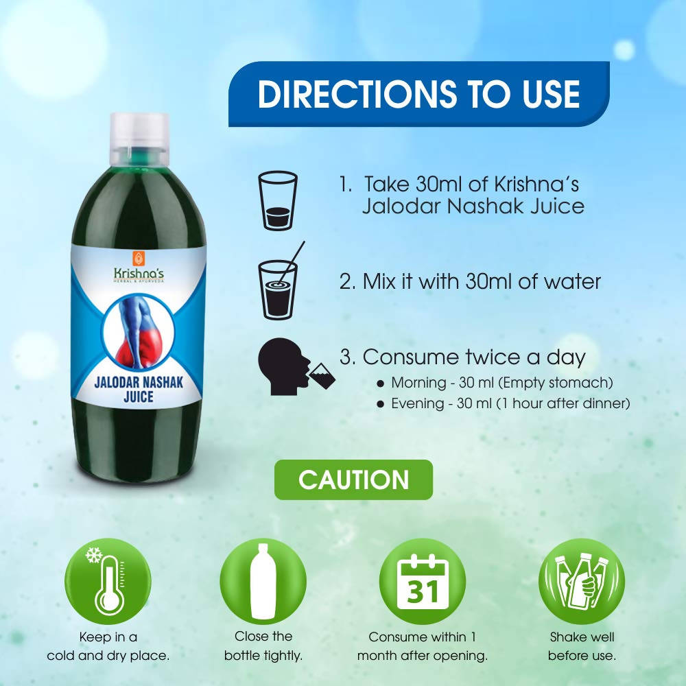 Krishna's Herbal & Ayurveda Jalodar Nashak Juice | Grocsy