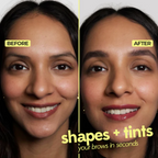 Ruby's Organics Tinted Eyebrow Gel - Ash | Grocsy
