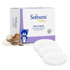 Softsens Baby Milk Bar Soap with Natural Milk Cream & Shea Butter | Grocsy