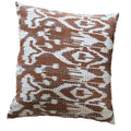 The Decor Nook Off White Base With Brown Print Cushion Cover | Grocsy