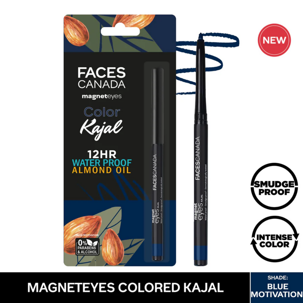 Faces Canada Magneteyes Color Kajal - Blue Motivation 01 | Grocsy