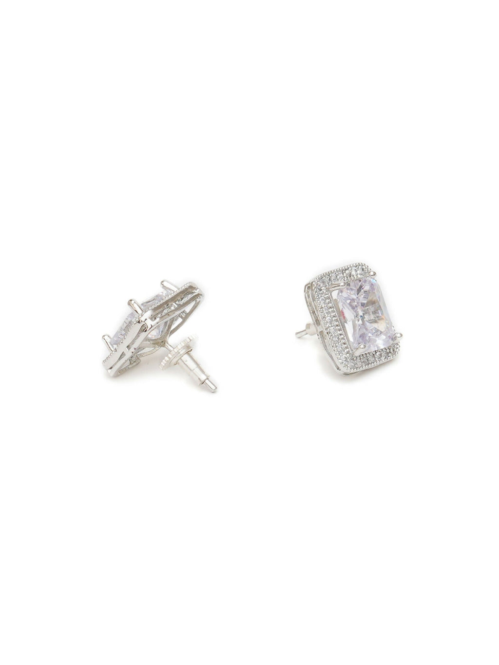 stone stud (white) - Ruby Raang | Grocsy