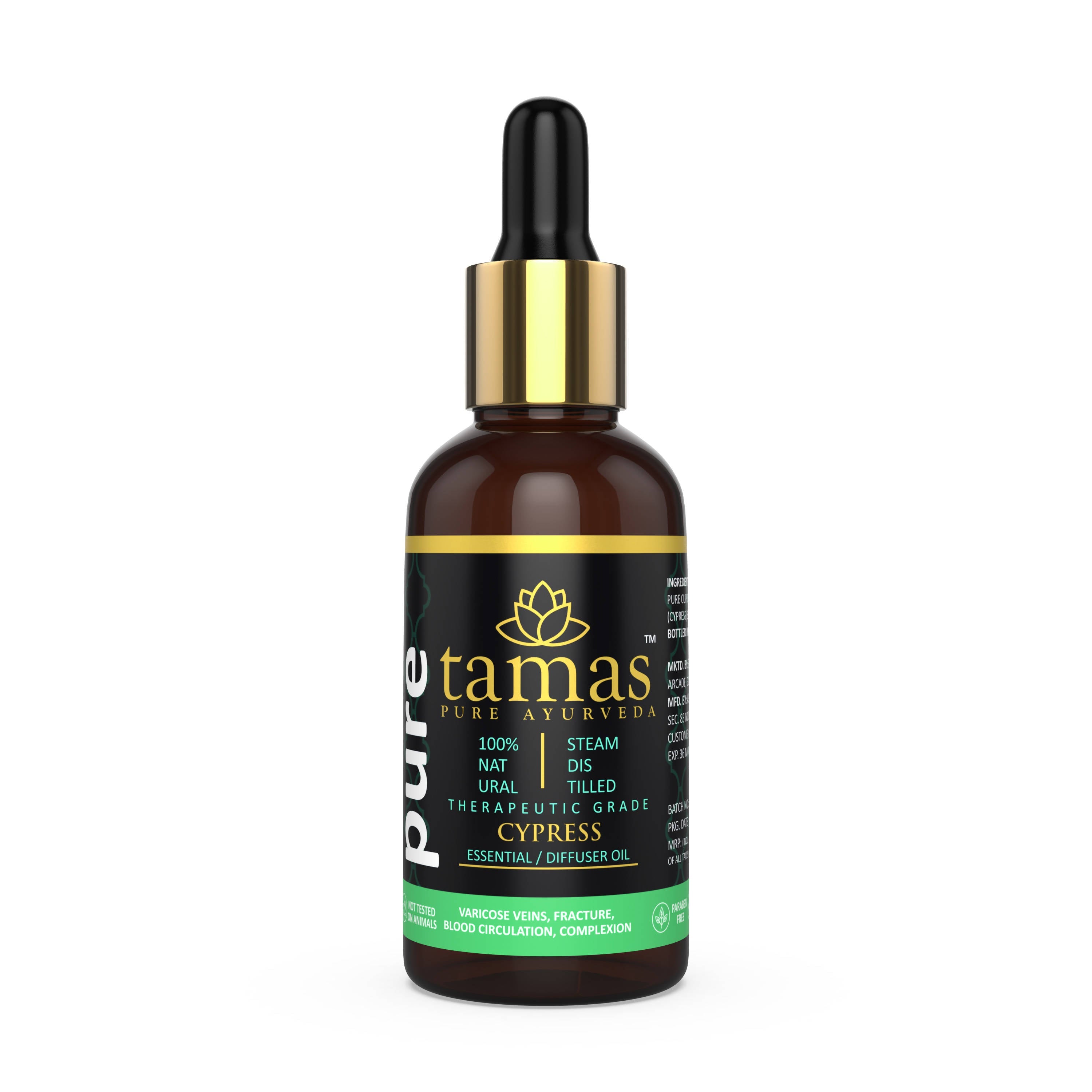 Tamas Pure Ayurveda 100% Natural Cypress Essential Oil | Grocsy