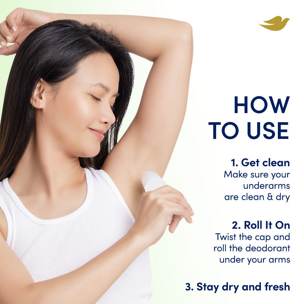 Dove Roll-On Deodorant Cucumber & Green Moisturising Cream | Grocsy