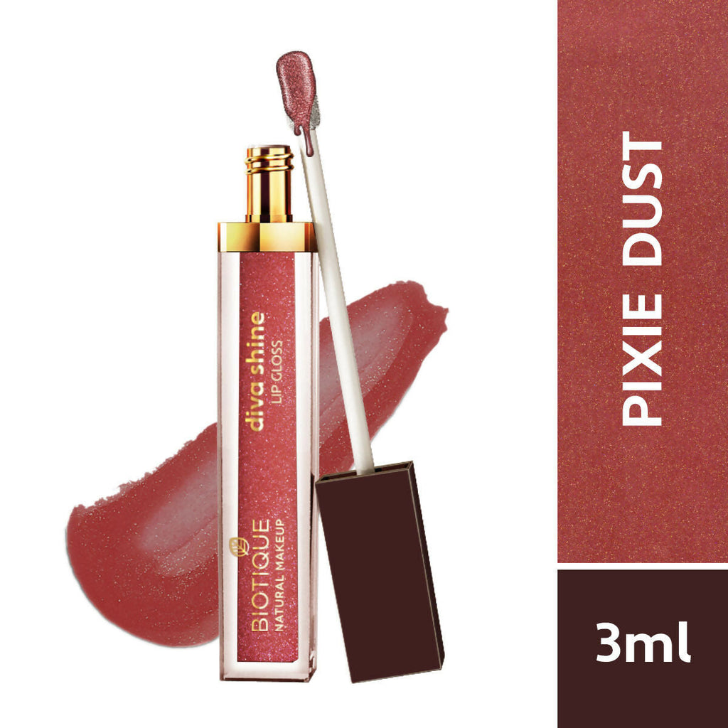 Biotique Diva Shine Lip Gloss - Pixie Dust | Grocsy