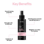 Renee Glowscreen Spf 50 Sunscreen Spray PA++++ Lightweight, Non Greasy & Quick Absorbing | Grocsy