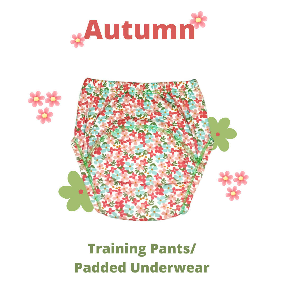 Kindermum Cotton Padded Pull Up Training Pants/ Padded Underwear˜For Kids-Autumn Animals Set of 2 pcs | Grocsy