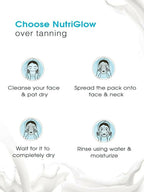 NutriGlow Advanced Organics De Tan Cream Mask | Grocsy