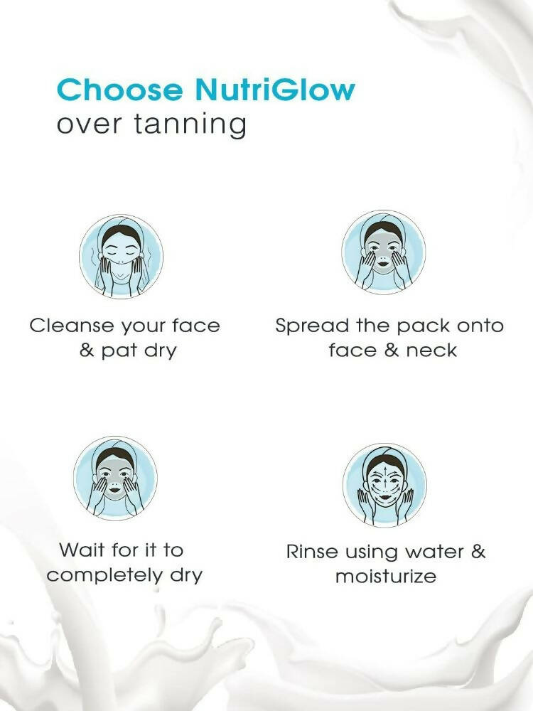 NutriGlow Advanced Organics De Tan Cream Mask | Grocsy
