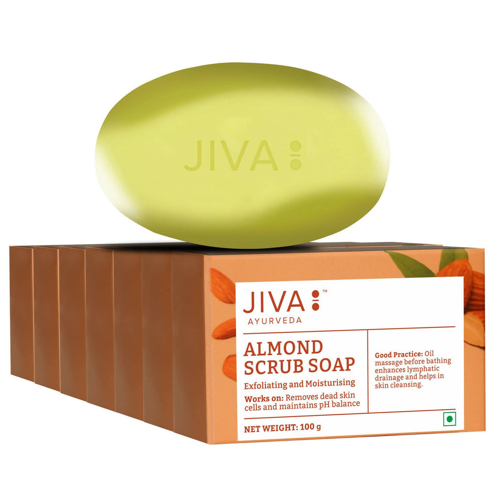 Jiva Ayurveda Almond Scrub Soap | Grocsy
