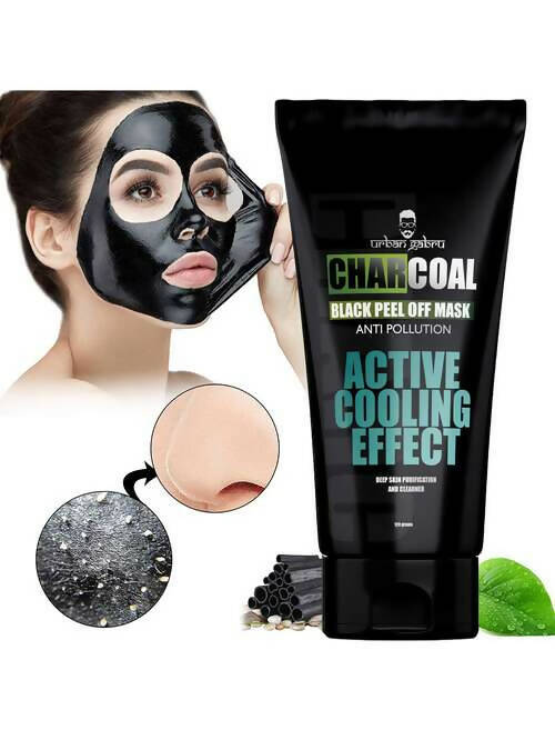 Urbangabru Charcoal Black Peel Off Mask | Grocsy