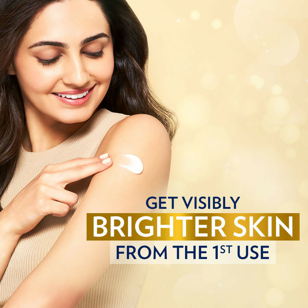 Vaseline Healthy Bright Daily Brightening Body Lotion & Gluta-Hya Flawless Glow Serum-In-Lotion Combo | Grocsy