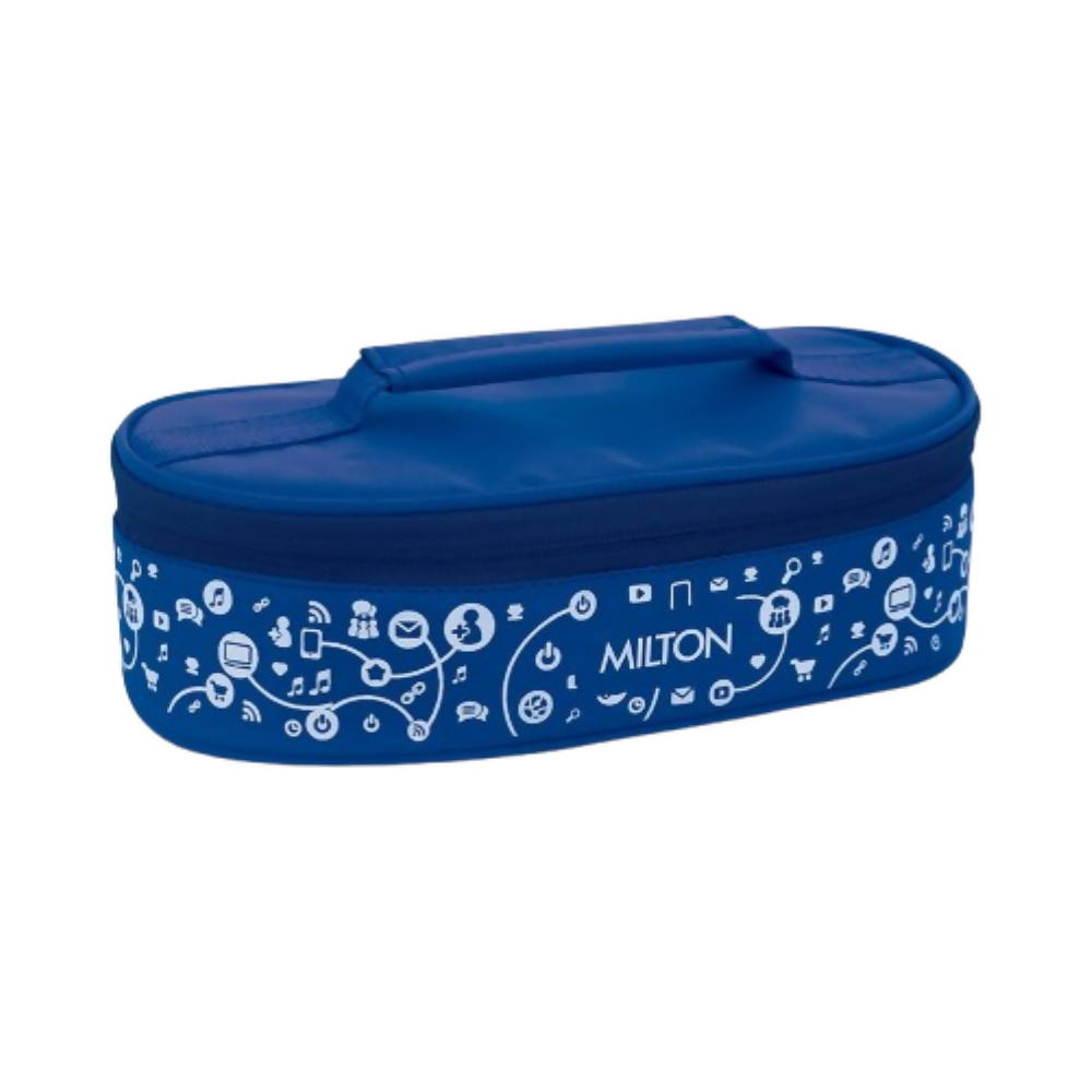 Milton Lifestyle Lunch Box with Insulated Bag - Blue | Grocsy