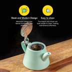 Udyan Tea Muse Teapot with Infuser - Jade Green | Grocsy