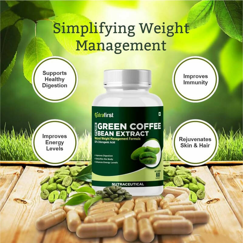 Nutrafirst Green Coffee Bean Extract Capsules | Grocsy