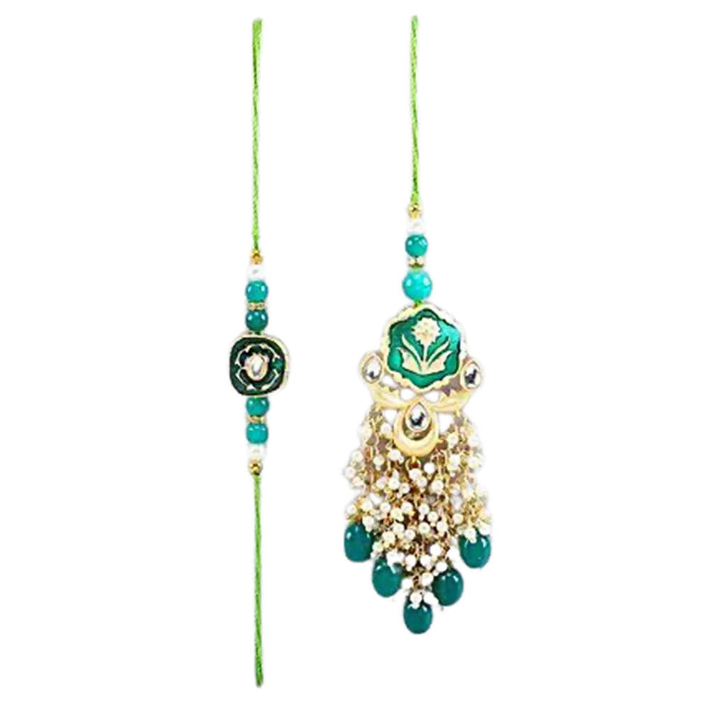 Luxury Look Lumba Rakhi Set | Grocsy