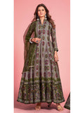Myra Multicolour Pure Dola Silk Designer Gown Style Suit | Grocsy