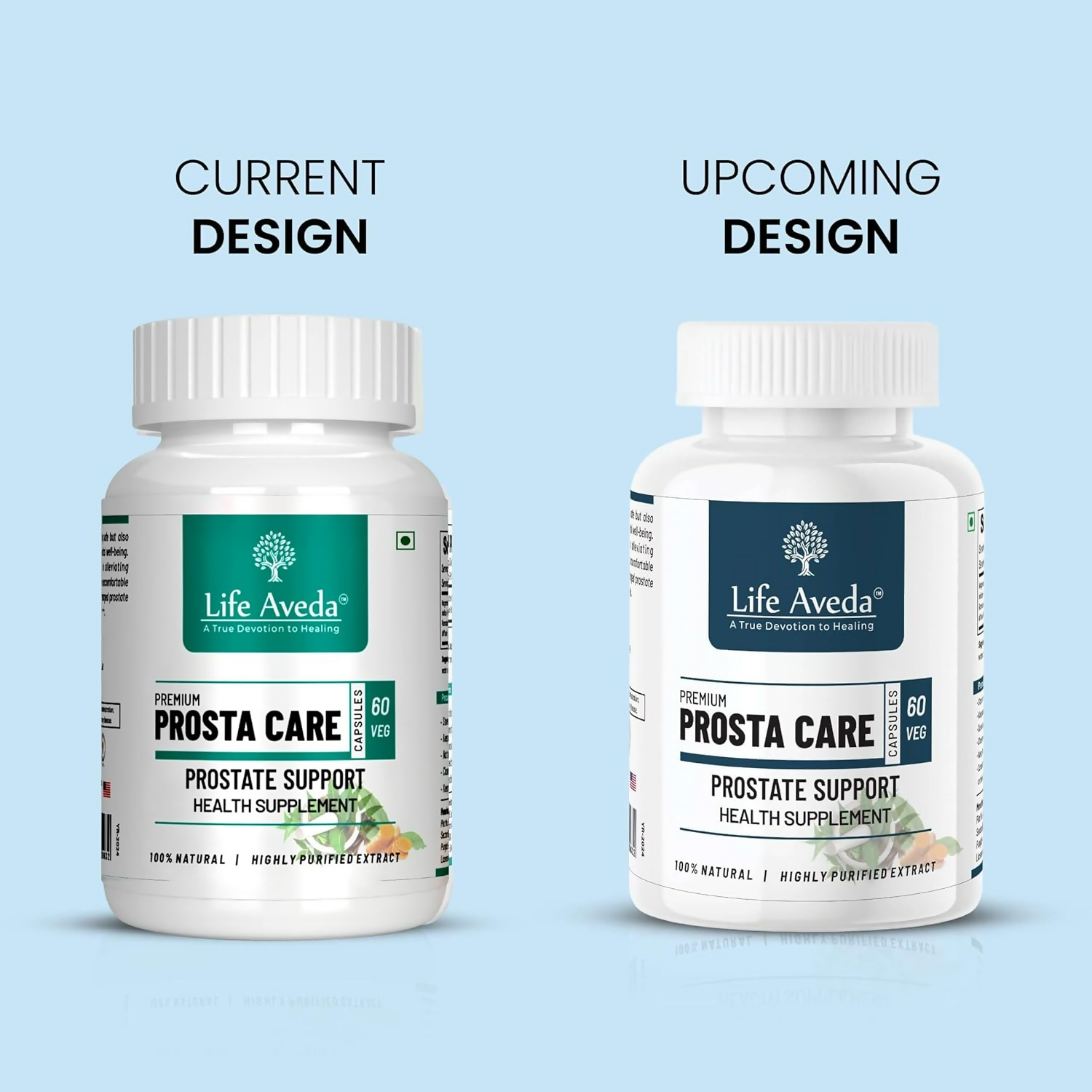 Life Aveda 100% Natural Ayurvedic Premium Prosta Care Capsule For Men's | Grocsy