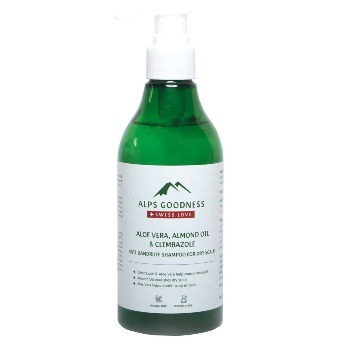 Alps Goodness Aloe Vera, Almond Oil & Climbazole Anti-Dandruff Shampoo | Grocsy