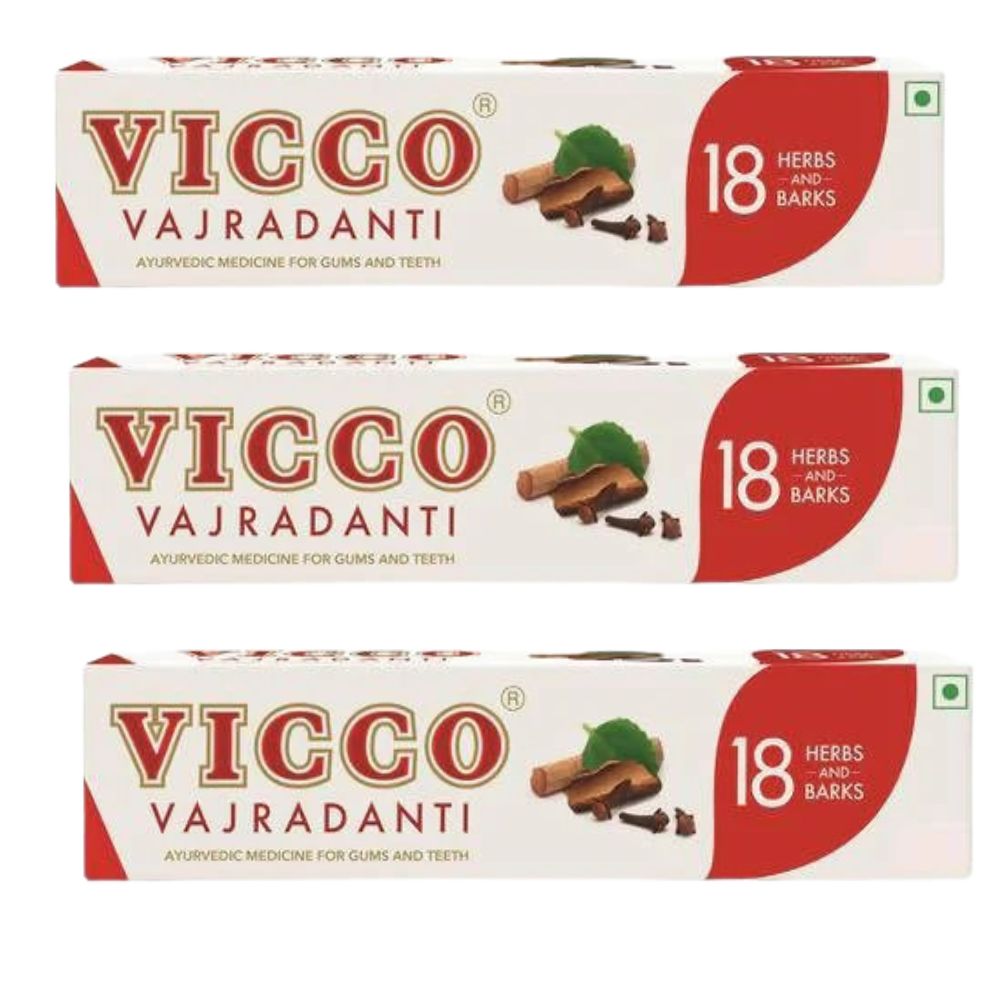 Vicco Vajradanti Ayurvedic 18 Herbs and Barks Toothpaste | Grocsy