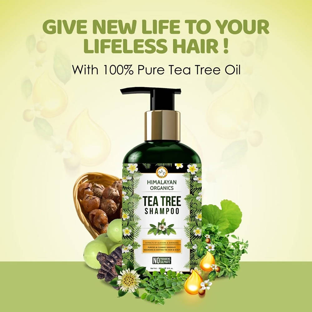 Himalayan Organics Tea Tree Shampoo | Grocsy